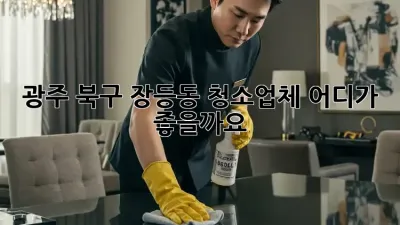 광주 북구 장등동 청소업체, 어디가 좋을까요?