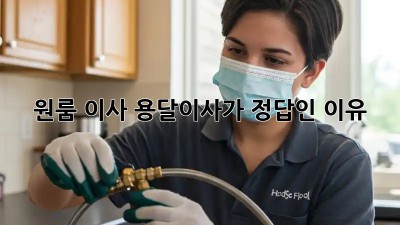 원룸 이사? 용달이사가 정답인 이유!